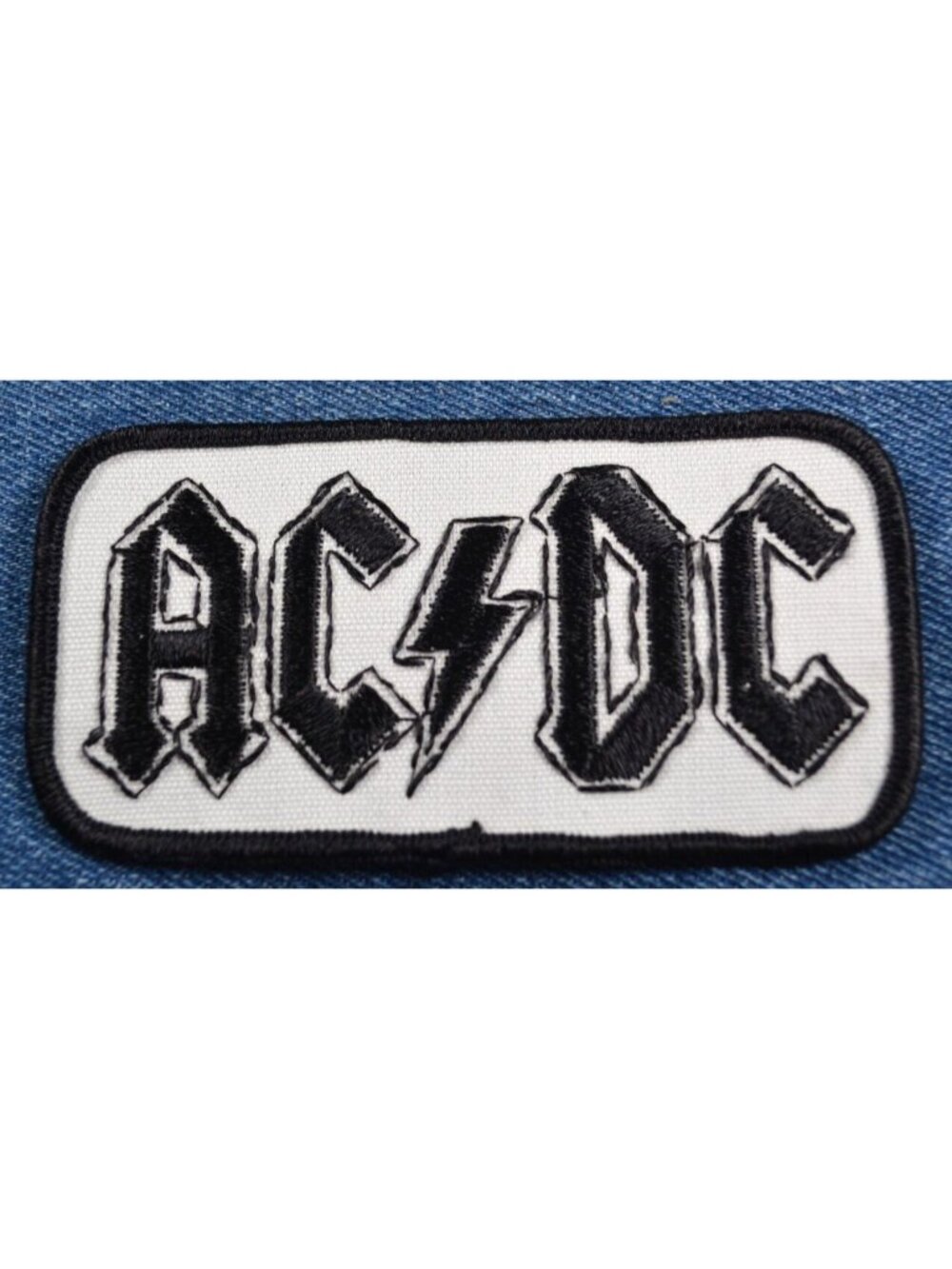 Ultra RARE NOS Vintage AC/DC 4" Patch - OG Authentic Rock N' Roll Bon Scott